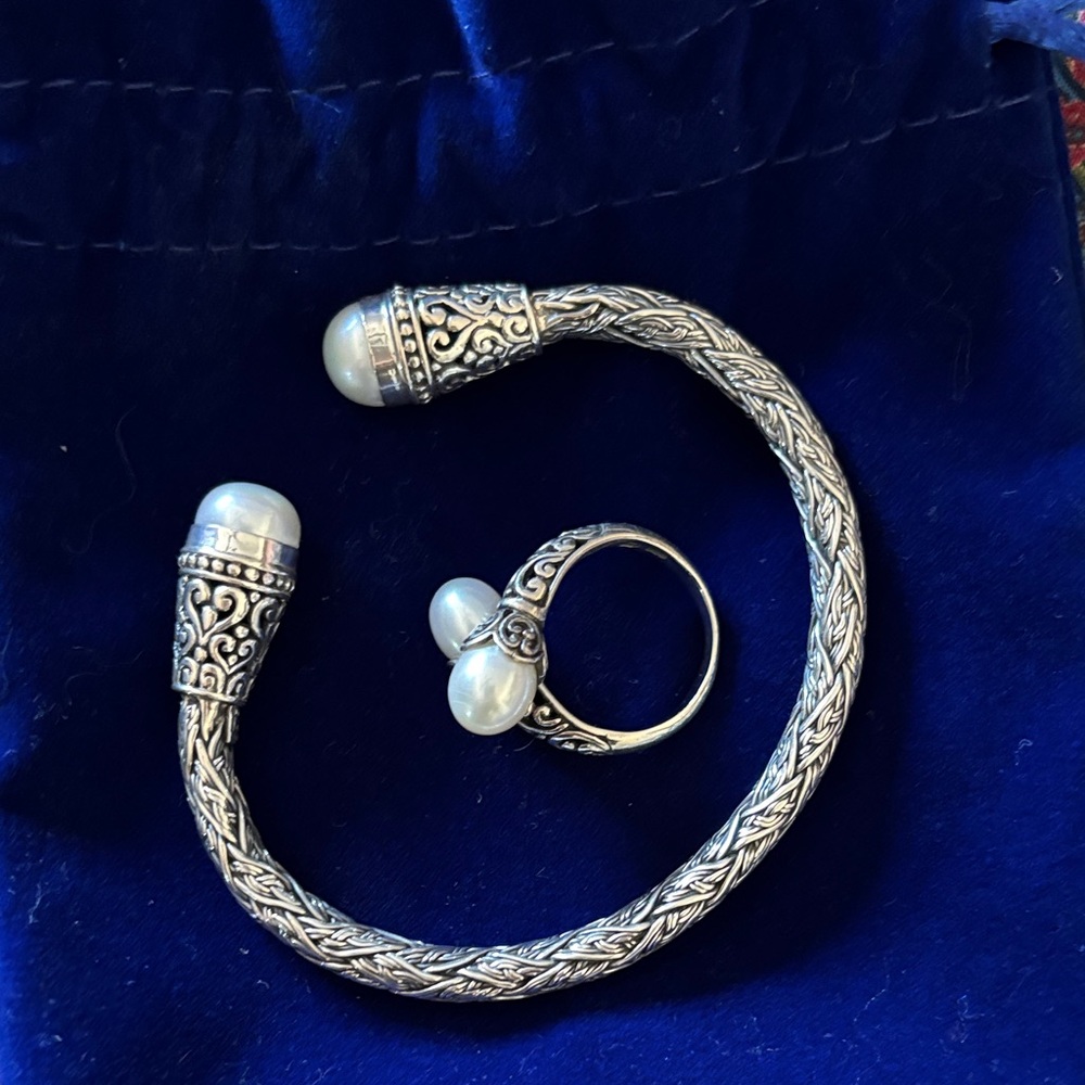 925 Bracelet and Ring Set